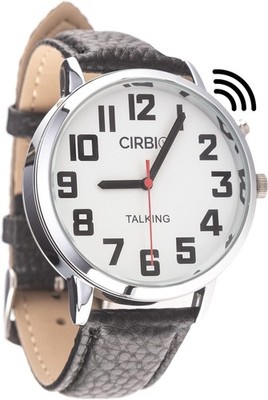 Cirbic Big Talking Watch with Jumbo Numbers for Visually impaired with North Ame