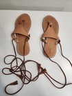 Soludos Ankle Tie Leather Sandals Size 8 — photo 1