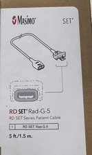 Masimo 4773 Rad-G-5 RD Set Series Patient Cable - New OEM in Box