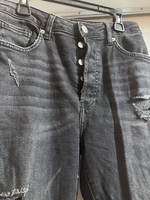 Forever 21 Distressed Skinny Jeans With Holes Size 28 Waist