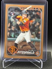 Tyler Fitzgerald 2024 Topps Gold Border Parallel #1867/2024 (RC) - Giants