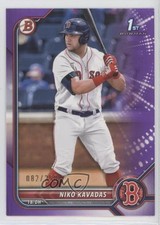 2022 Bowman Prospects Purple Border 82/250 Niko Kavadas #BP-68 11hs