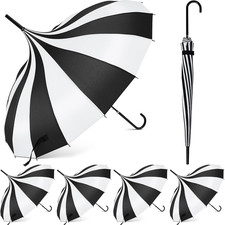 Elegant Gothic Pagoda Umbrella - Large UV Protection Parasol for Women