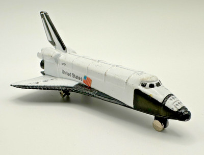 1980s Space Shuttle die cast- 3 1/4'' long- Z toys- A148