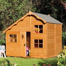 Rowlinson Playaway Swiss Cottage Wooden Playhouse