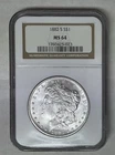 Morgan Silver Dollar 1882-S  MS64 White Beauty/Strong Strike