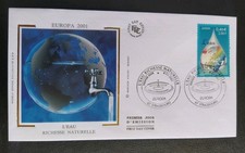 Enveloppe Premier 1er jour Timbre Europa L'eau N° 3388 Obl Strasbourg 2001