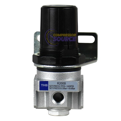 #ad 1 4quot; In Line Compressed Air Compressor Pressure Regulator Industrial Grade Mount $17.49