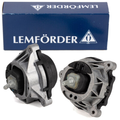 2x LEMFÖRDER Motorlager für BMW F20 F21 F22 F30-34 F32-36 N47 links + rechts