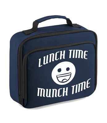 Kinder Brotzeittasche Thermo Schulanfang Cool Smile Box Gesicht Essen Munch Time