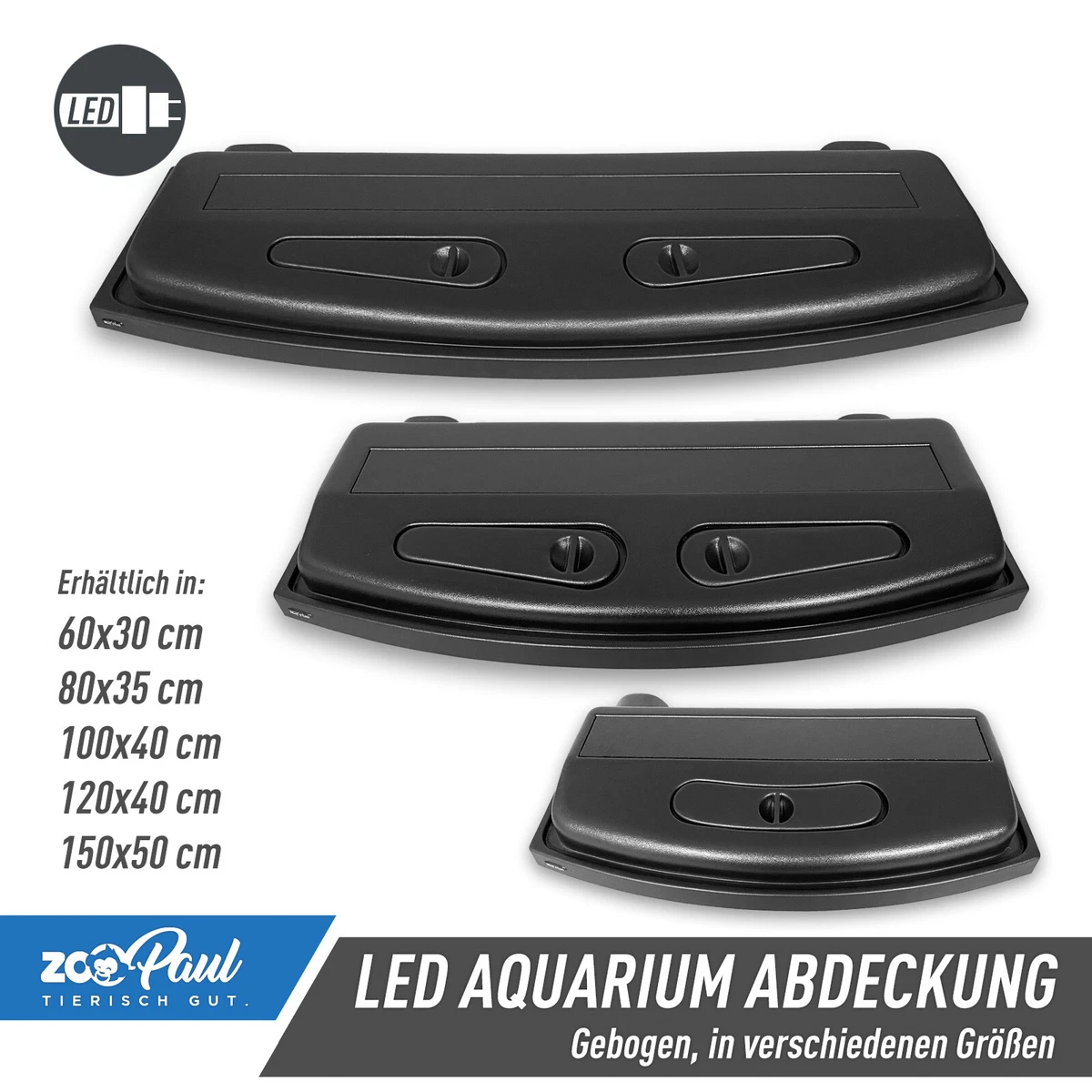 RGB LED Aquarium Beleuchtung Abdeckung Lampe Vollspektrum Aufsetzleuchte Licht