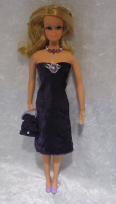 Made to fit Live Action Fashion Dolls #52 Dress, Necklace, Purse Clothes Set