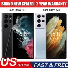 FACTORY SEALED SAMSUNG GALAXY S22 ULTRA/S21 ULTRA/S23 ULTRA UNLOCKED ALL MEMORY