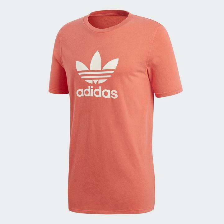 Adidas Originals Trefoil T-Shirt Bright Red Men's Medium Large 2XL