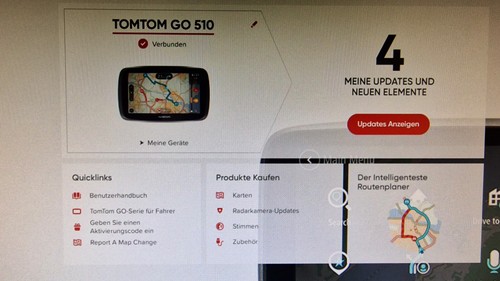 TomTom Go 510 Navigationsgerät Auto Traffic Navi, gebraucht, OVP, komplett - Bild 4 von 7