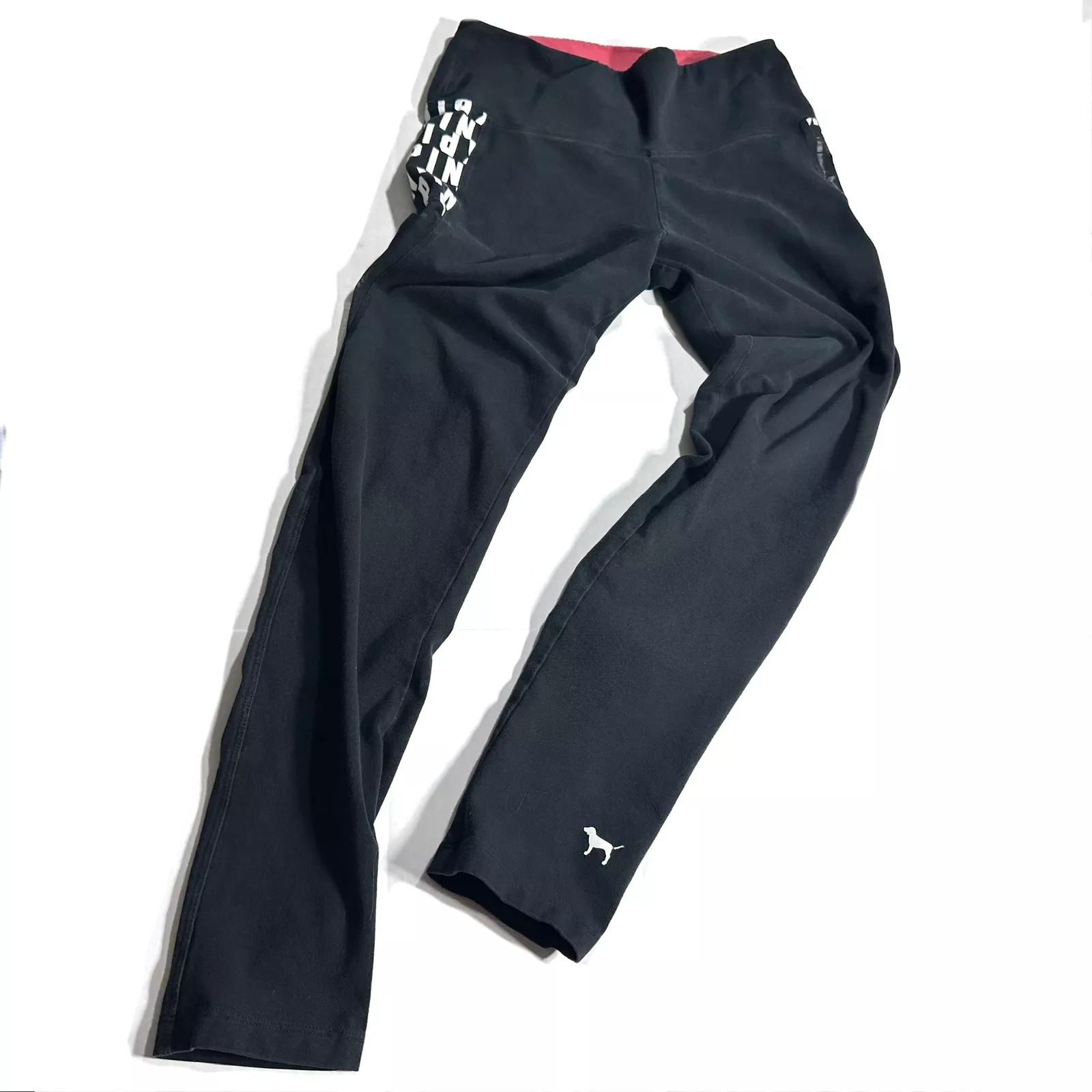 victoria-secret-vs mesh side panel cotton blend leggings