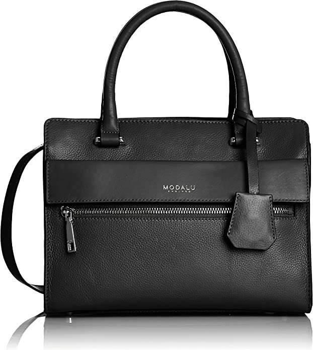 MODALU ERIN MINI BLACK LEATHER TOTE BAG HANDBAG RRP £199 SK029 AA 04