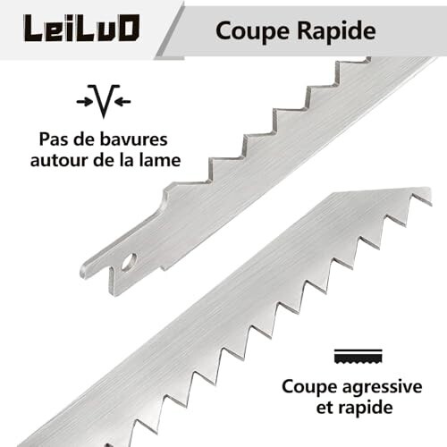 12" Frozen Meat Bone Cutting Saw Blades 5pc Stainless Steel with Case