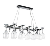 Kitchen Ceiling Light Adjustable Suspension 12 Wine Glass Holder (no Glasses) Kitchen Ceiling Light Adjustable Suspension 12 Wine Glass Holder (no Glasses)