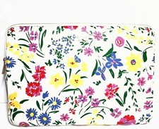 Kate Spade Staci Garden Bouquet Laptop Sleeve Cream Floral Multi-Color 15.3" NWT