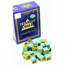 TRIANGLE SNOOKER or POOL Cue Tip CHALK - By Tweeten in BOX or PIECES