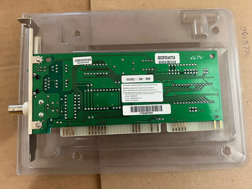 Kingston KNE20BT 10Base-T 16-Bit ISA Ethernet Card w/ Coax Connection - Image 3 of 4