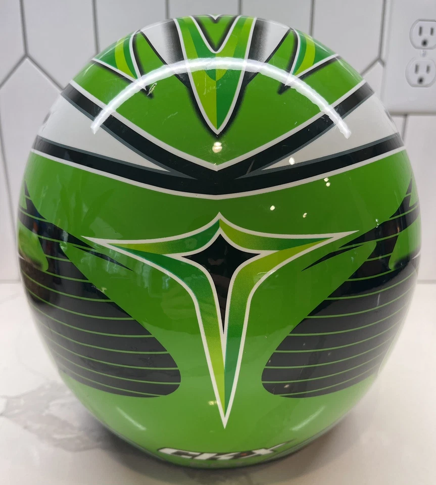 Casco todoterreno CKX verde y blanco talla XS Foto 2 de 4