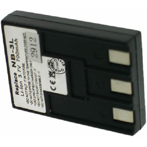 Batterie NB-6L NB-6LH pour Canon PowerShot, IXUS, IXY