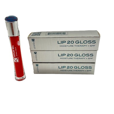 3 Kaplan MD Lip 20 Gloss Moisture Therapy TANGERINE Sparkle SPF NIB Lipgloss Lot