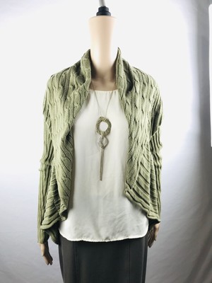 military green cardigan