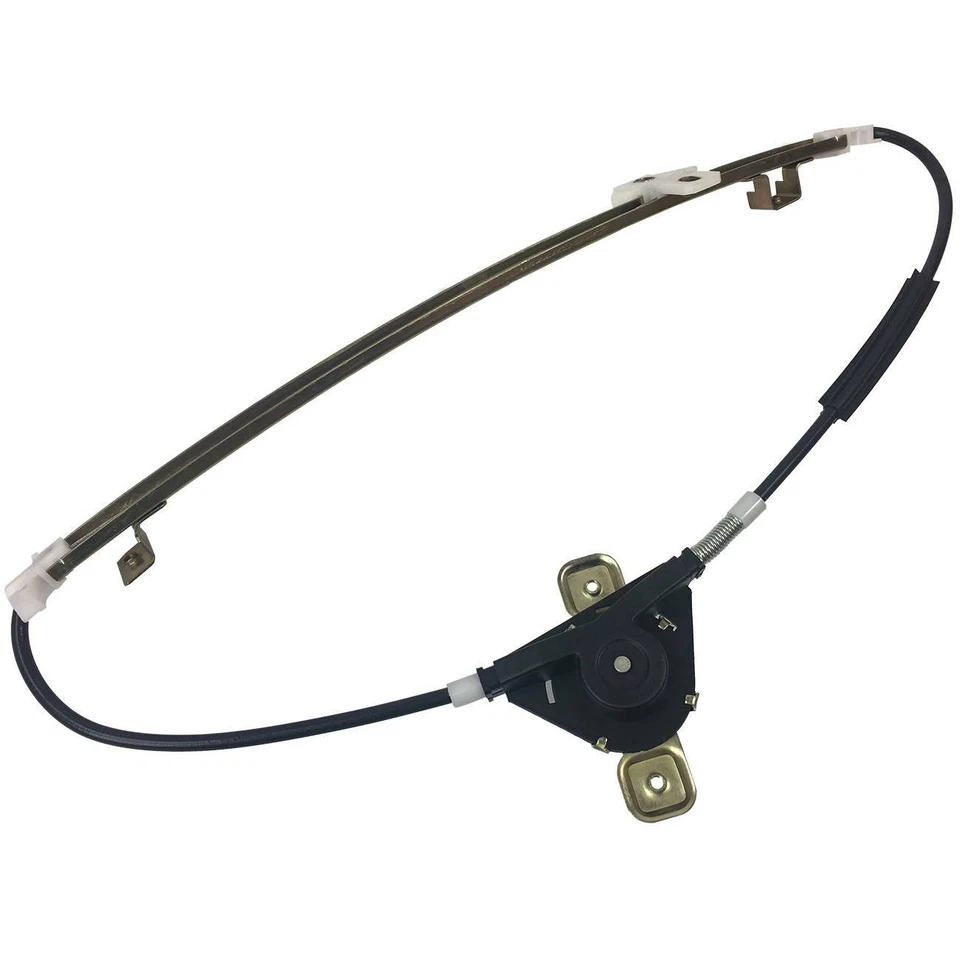 Regulador elevador de ventana manual lado conductor trasero izquierdo para VW Golf Jetta 193839401 Foto 3 de 4