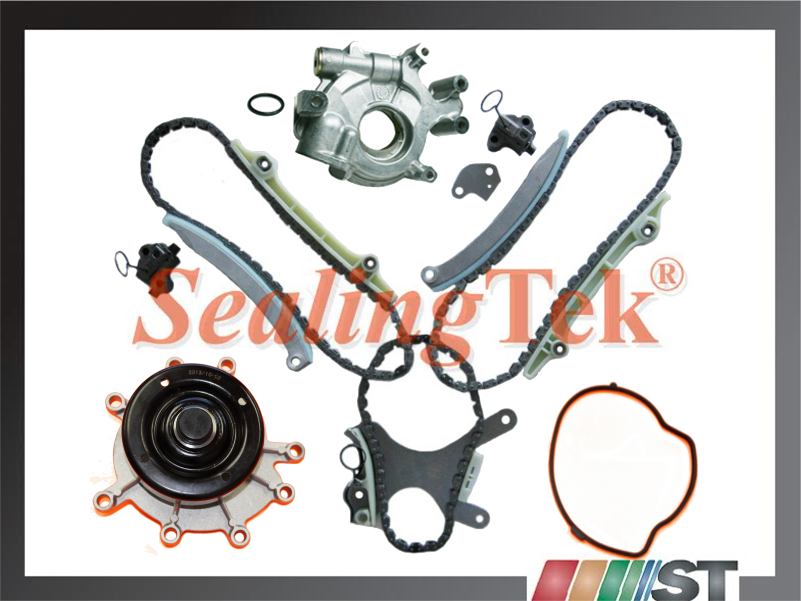 Fit 99 07 Dodge Jeep 4 7 V8 Engine Timing Chain Water Oil Pump Kit W O Gears Set Ebay