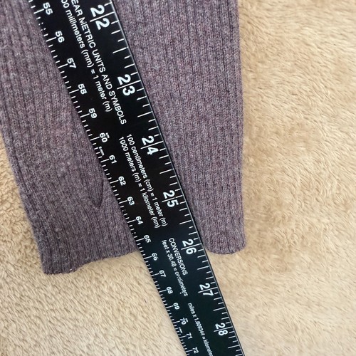 Artisan NY maglione donna 1x viola accogliente morbido collo cappuccio costine tunica lunga con cappuccio - Foto 10 di 14