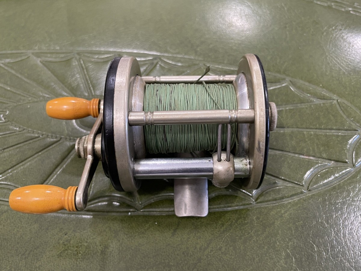 Moulinet De Pêche Vintage – J.A. Coxe #41 Model 400 Trolling Reel – Bronson – Circa 1947