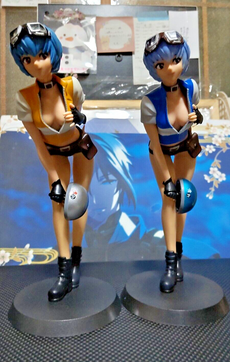 Evangelion Rei Ayanami Extra Motor Riders Figure Set of 2 SEGA