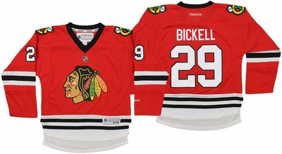 Reebok NHL Hockey Youth Chicago Blackhawks Bryan Bickell #29