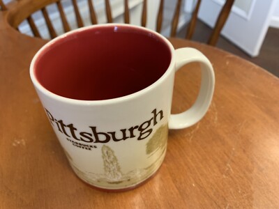 2011 Starbucks Pittsburgh Mug Coffee City of Pittsburgh The Point Fountain