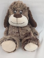 Puppy Dog Soft Plush Stuffed Animal 16 Fuzzy floppy eared Lovey 2016 Pre-owned