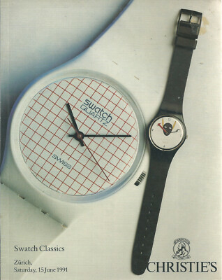 CHRISTIE’S Zurich SWATCH Classics WATCHES WRISTWATCH Auction Catalog 1991 