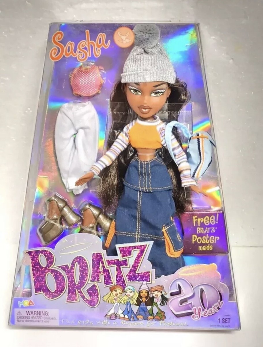 Bratz Dolls Sasha 20 Yearz Fashion Doll Exclusive 20th