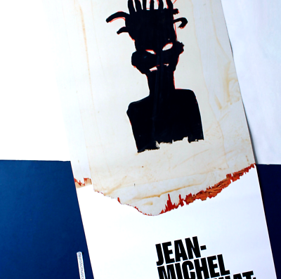JEAN-MICHEL BASQUIAT ESTATE ORIGINAL 2022 EXHIBITION POSTER | eBay