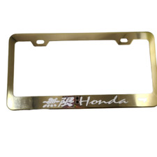 Honda License Plate Frame Holder Metal Brand New