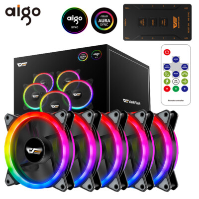 Aigo DR12 Pro Boîtier D'ordinateur Ventilateur RVB Ajuster VENTILATEUR LED