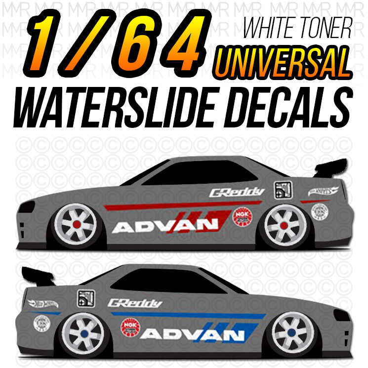 1/64 Scale ADVAN ZERO Custom White Toner Universal