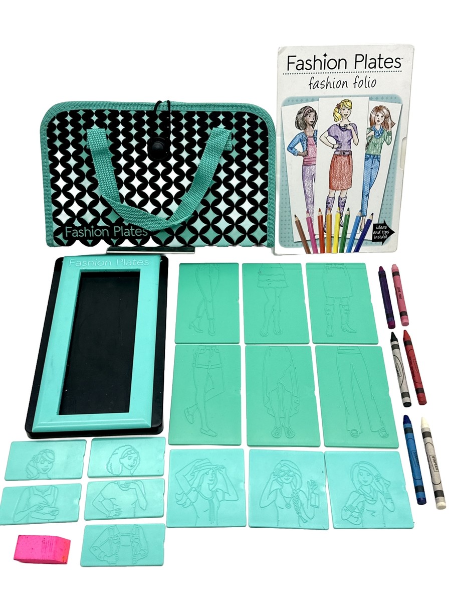 Fashion Plates Deluxe Kit Carrying Case Sports Glamour Collection