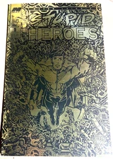 STUPID HEROES NO. 1 - PETER LAIRD MIRAGE STUDIOS - GOLD COVER VARIANT - RARE