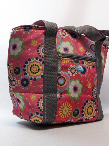 Igloo 70’s Retro Bohemian Inspired Insulated Lunch Tote floral pattern 8” x 10" - Picture 2 of 9