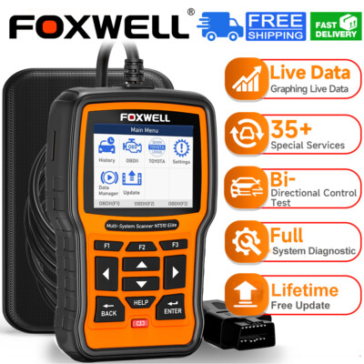 For Toyota Cars NT510Elite Bidirectional OBD2 Scanner with ECU Coding Diagnostic
