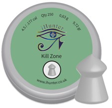 **sale* iHunter Kill Zone Spiked 177/4.5mm Air Gun Pellets Qty 250 free P&P L258