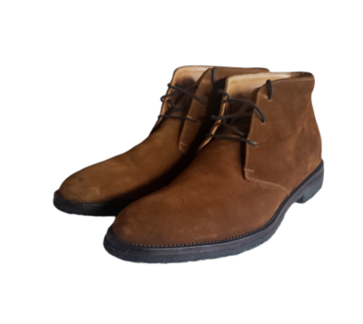FACONNABLE Ankle Boots Chukka Boots Brown Suede ITALY  display picture 2